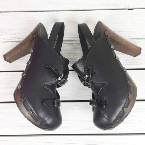 See By Chloe Dark Brown Slingback Clogs 38 - Picture 4 of 8